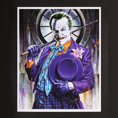 Lot #472 - BATMAN (1989) - Signed and Hand-Numbered Limited Edition Private Commission Print by Jason Edmiston, 2022