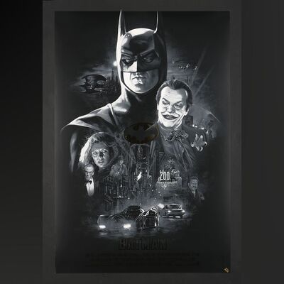 Lot #473 - BATMAN (1989) - Hand-Numbered Limited Edition Variant Print by Ruiz Burgos, 2020