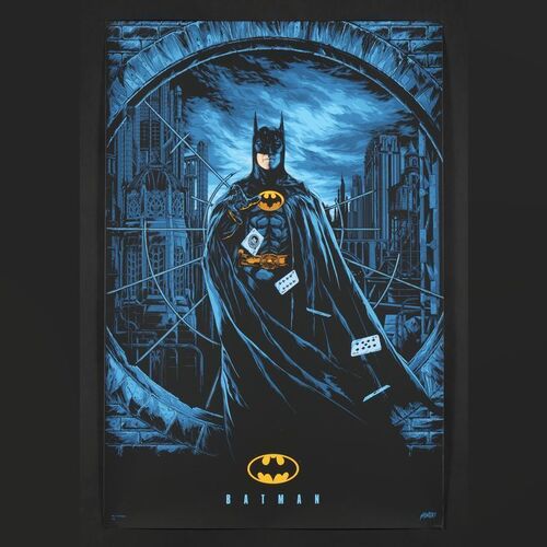 Lot #474 - BATMAN (1989) - Hand-Numbered Limited Edition Mondo Print by Ken Taylor, 2015