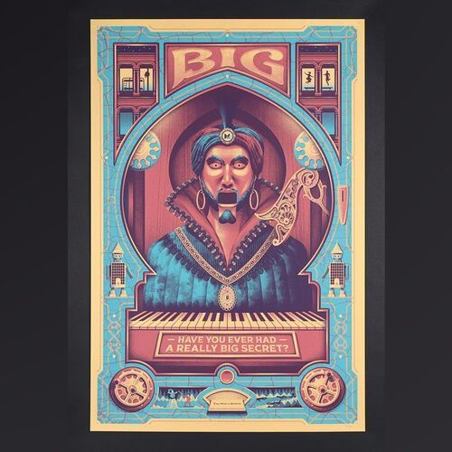 Lot #482 - BIG (1988) - Hand-Numbered Limited Edition Variant Mondo Print by DKNG, 2021
