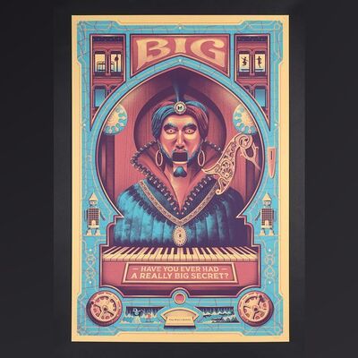 Lot #482 - BIG (1988) - Hand-Numbered Limited Edition Variant Mondo Print by DKNG, 2021