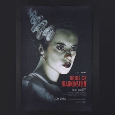 Lot #488 - BRIDE OF FRANKENSTEIN (1935) - Hand-Numbered Limited Edition Vice Press Print by Greg Staples, 2021