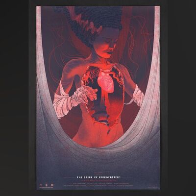 Lot #490 - THE BRIDE OF FRANKENSTEIN (1935) - Hand-Numbered Limited First Edition Mondo Print by Kevin Tong, 2012