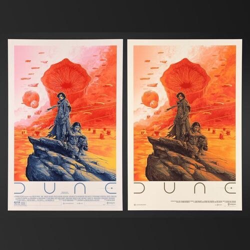 Lot #497 - DUNE (2021) - Hand-Numbered 'Caladan' Limited Edition Regular and 'Arrakis' Limited Edition Variant Prints by Grzegorz "Gabz" Domaradzki, 2022