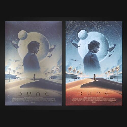 Lot #498 - DUNE (2021) - Two Matching Hand-Numbered Limited Edition Prints by Matt Ferguson, 2022