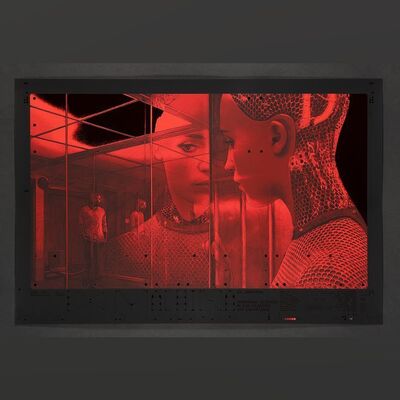 Lot #499 - EX MACHINA (2014) - Hand-Numbered Limited Edition Red Foil Print by Krzysztof Domaradzki, 2021