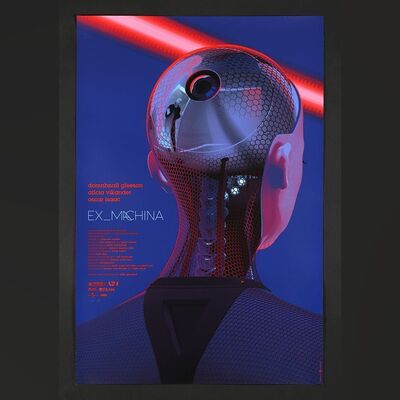 Lot #500 - EX MACHINA (2014) - Signed and Hand-Numbered Limited Edition Variant Print by Laurent Durieux, 2018