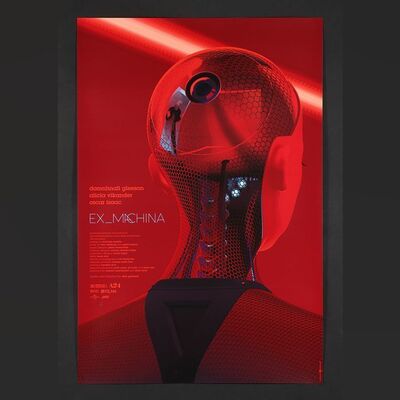 Lot #502 - EX MACHINA (2014) - Signed and Hand-Numbered Limited Edition Regular Mondo Print by Laurent Durieux, 2018