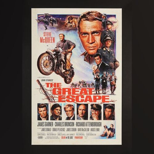 Lot #512 - THE GREAT ESCAPE (1963) - Hand-Numbered Limited Edition 'Distressed' Variant Print by Steve Chorney, 2022