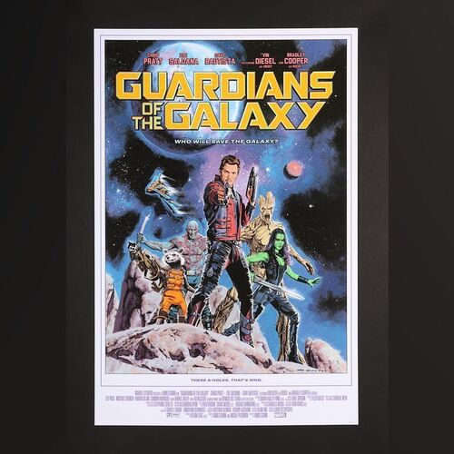 Lot #514 - GUARDIANS OF THE GALAXY (2014) - Hand-Numbered Limited Edition Variant Print by Paul Mann, 2022