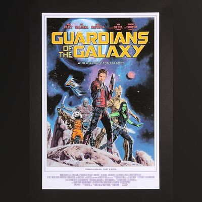 Lot #514 - GUARDIANS OF THE GALAXY (2014) - Hand-Numbered Limited Edition Variant Print by Paul Mann, 2022