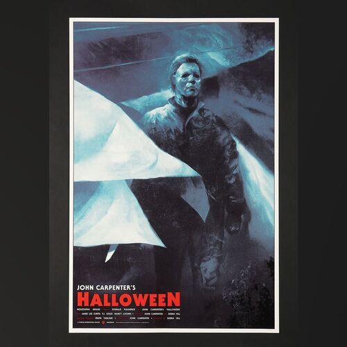 Lot #516 - HALLOWEEN (1978) - Hand-Numbered Limited Edition Variant Print by Karl Fitzgerald, 2019