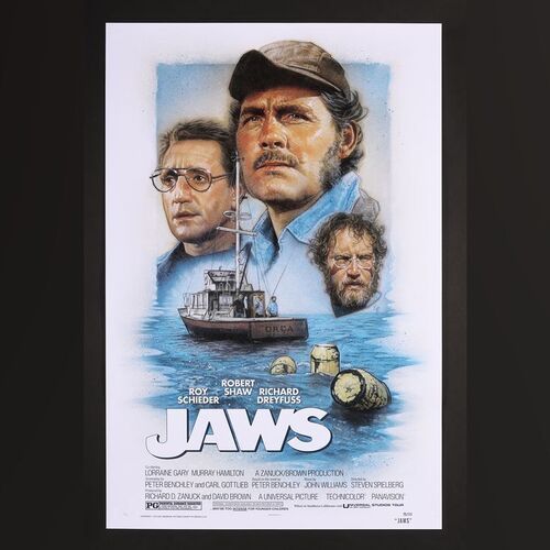Lot #534 - JAWS (1975) - Hand-Numbered Limited Edition Private Commission Print by Ethan Pro, 2022