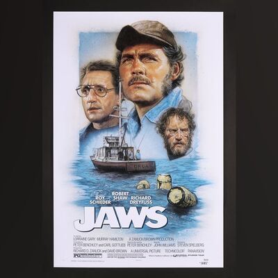 Lot #534 - JAWS (1975) - Hand-Numbered Limited Edition Private Commission Print by Ethan Pro, 2022