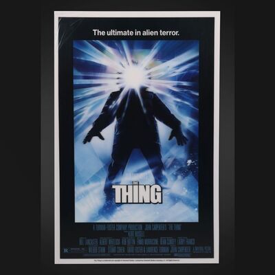 Lot #535 - JOHN CARPENTER'S THE THING (1982) - Limited Edition Vice Press Lenticular Poster by Drew Struzan - Title and Credits Style, 2021