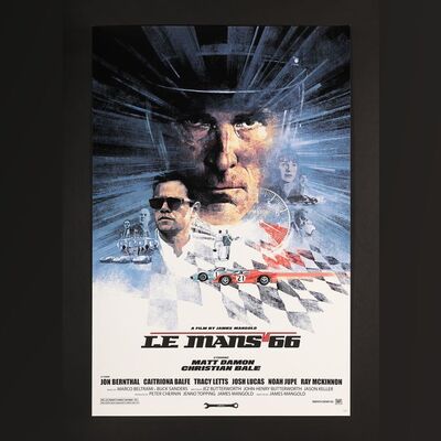 Lot #541 - LE MANS '66 (AKA FORD V FERRARI) (2019) - Hand-Numbered Limited Edition Print by Hans Woody, 2021