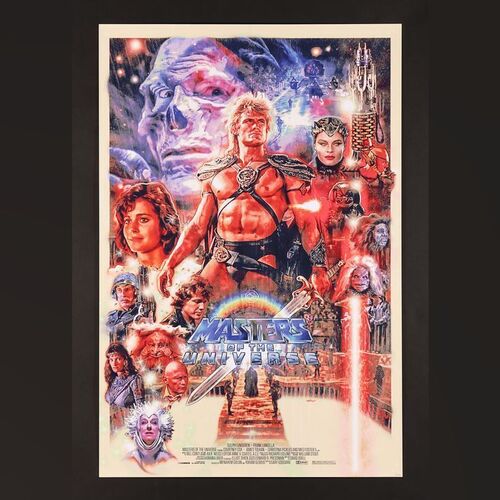Lot #547 - MASTERS OF THE UNIVERSE (1987) - Hand-Numbered Limited Edition Brutal Print by Chris Barnes, 2020