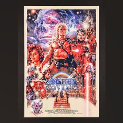 Lot #547 - MASTERS OF THE UNIVERSE (1987) - Hand-Numbered Limited Edition Brutal Print by Chris Barnes, 2020