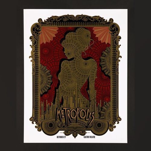 Lot #548 - METROPOLIS (1927) - Hand-Signed and Numbered Limited Edition Castro Theatre Print by David O'Daniel, 2011