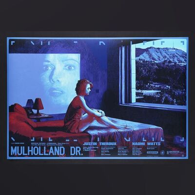 Lot #549 - MULHOLLAND DRIVE (2001) - Hand-Numbered Limited Edition Nautilus Art Print by Krzysztof Domaradzki, 2021