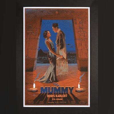 Lot #550 - THE MUMMY (1932) - Hand-Numbered Limited Edition Regular Mondo Print by Laurent Durieux, 2012
