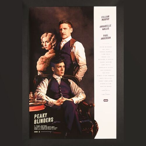Lot #553 - PEAKY BLINDERS (T.V. SERIES, 2013 - 2022) - Hand-Numbered Limited Edition Print by Jake Kontou, 2021