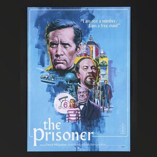 Lot #554 - THE PRISONER (T.V. SERIES, 1967 - 1968) - Hand-Numbered Limited Edition Vice Press Print by Paul Mann, 2018