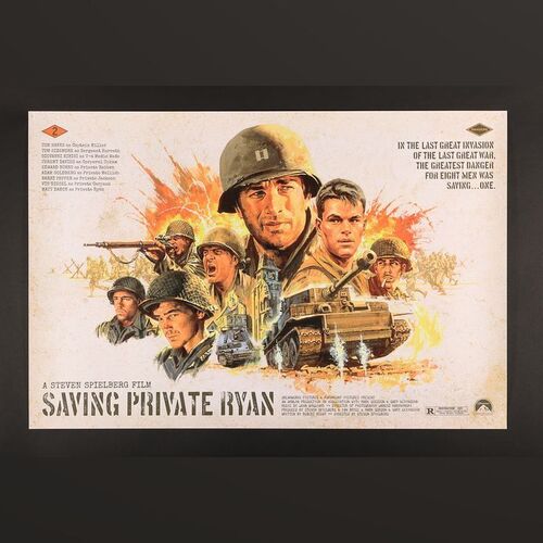 Lot #558 - SAVING PRIVATE RYAN (1998) - Hand-Numbered Limited Edition Private Commission Print by Paul Mann, 2022