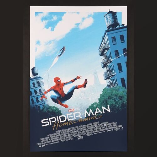 Lot #561 - SPIDER-MAN: HOMECOMING (2017) - Hand-Numbered Limited Edition Bottleneck Gallery Print by Matt Ferguson, 2017