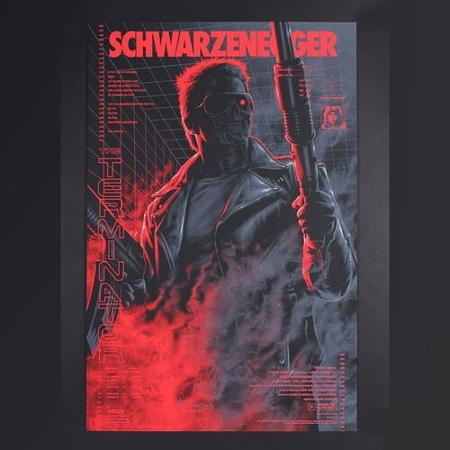 Lot #570 - THE TERMINATOR (1984) - Hand-Numbered Limited Edition Print by Matt Ryan Tobin, 2021