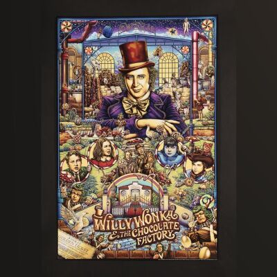 Willy Wonka and The chocolate factory  Jigsaw Puzzle for Sale by