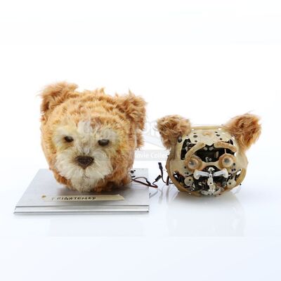 A.I. ARTIFICIAL INTELLIGENCE (2001) - Pair of Animatronic Teddy Heads