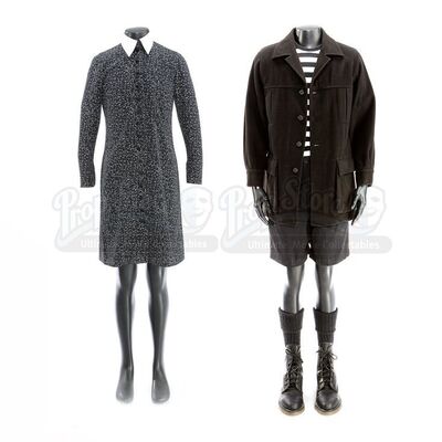 THE ADDAMS FAMILY (1991); ADDAM'S FAMILY VALUES (1993) - Wednesday Addams (Christina Ricci) and Pugsly Addams' (Jimmy Workman) Signature Costumes