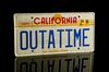 BACK TO THE FUTURE (1985) - "OUTATIME" DeLorean Licence Plate