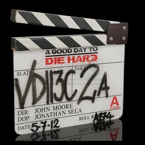 A GOOD DAY TO DIE HARD (2013) - A' Camera Clapperboard