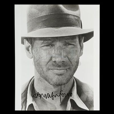 INDIANA JONES AND THE TEMPLE OF DOOM (1984) - Harrison Ford Autographed Still