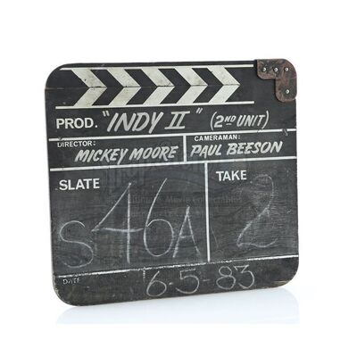 INDIANA JONES AND THE TEMPLE OF DOOM (1984) - 2nd Unit Clapperboard