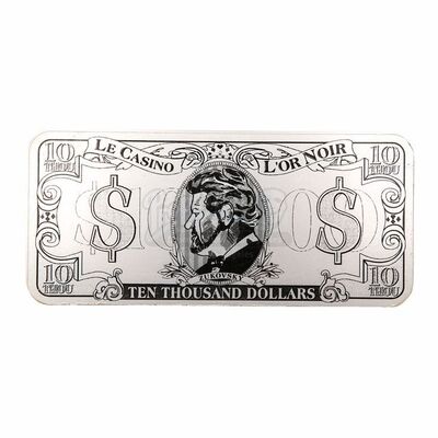 JAMES BOND: THE WORLD IS NOT ENOUGH (1999) - $10,000 Casino L'or Noir Casino Chip