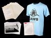 JAWS (1975) - Storyboards and Crew T-Shirt