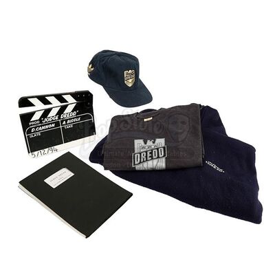 JUDGE DREDD (1995) - Production-Used Script, Clapperboard and Crew Items