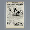 THE JUSTICE LEAGUE / BRAVE AND THE BOLD #30 (1960) - Mike Sekowsky and Bernard Sachs Hand- Drawn Page 12 Chapter 3 Splash Artwork