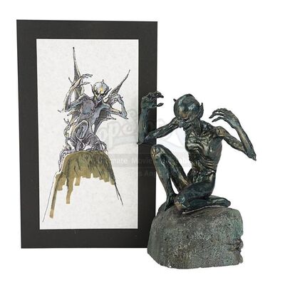 NIGHTBREED (1990) - Midian Graveyard Miniature and Ralph McQuarrie Concept Design, Script, Paperwork and Poster