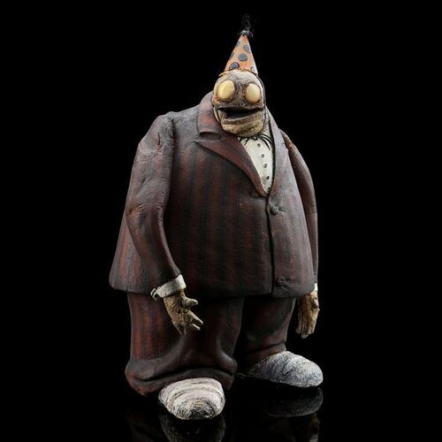 THE NIGHTMARE BEFORE CHRISTMAS (1993) - Halloween Town Zombie Bass Player Stop-Motion Puppet