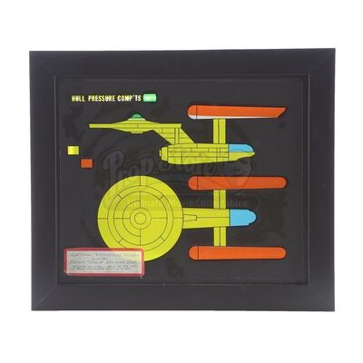 STAR TREK: THE ORIGINAL SERIES (TV 1966-1969) - USS Enterprise Bridge Translite
