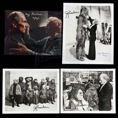 STAR WARS: A NEW HOPE (1977) - Stuart Freeborn and Kay Freeborn Autographed Photographs