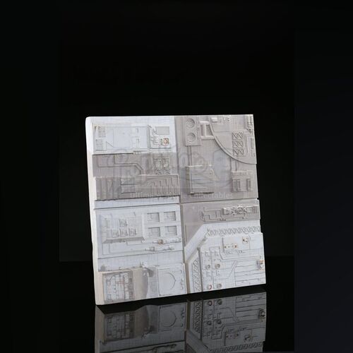 STAR WARS: A NEW HOPE (1977) - 24" x 24" Low Altitude Death Star Surface Piece