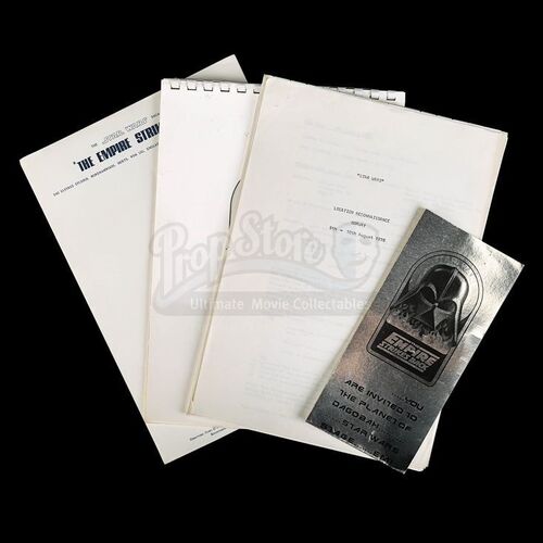 STAR WARS: THE EMPIRE STRIKES BACK (1980) - Location Reconnaissance and Assorted Ephemera