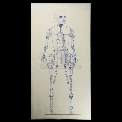 STAR WARS: RETURN OF THE JEDI (1983) - Full-Size 8D8 Blueprint