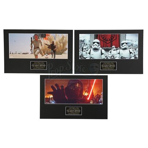 STAR WARS: THE FORCE AWAKENS (2015) - Promotional Prints of Rey and Finn, Stormtroopers and Kylo Ren