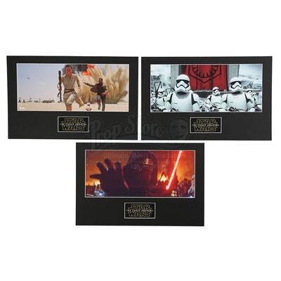 STAR WARS: THE FORCE AWAKENS (2015) - Promotional Prints of Rey and Finn, Stormtroopers and Kylo Ren